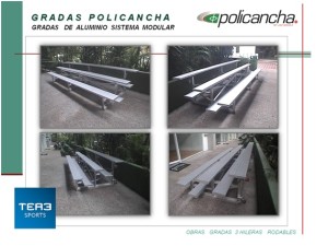 grada de aluminio